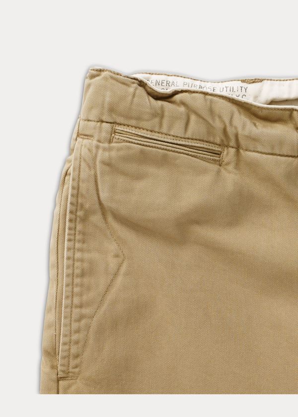 Ralph Lauren Bavlněné Officer's Chino Hnědožlutý | bDw7GMMx