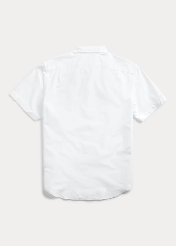 Ralph Lauren Bavlněné Oxford Shirt Bílé | BkMv5yMC