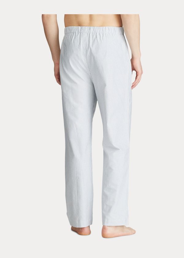 Ralph Lauren Bavlněné Pajama Gift Set Blankyt Bílé Proužek | SrZrzNs4