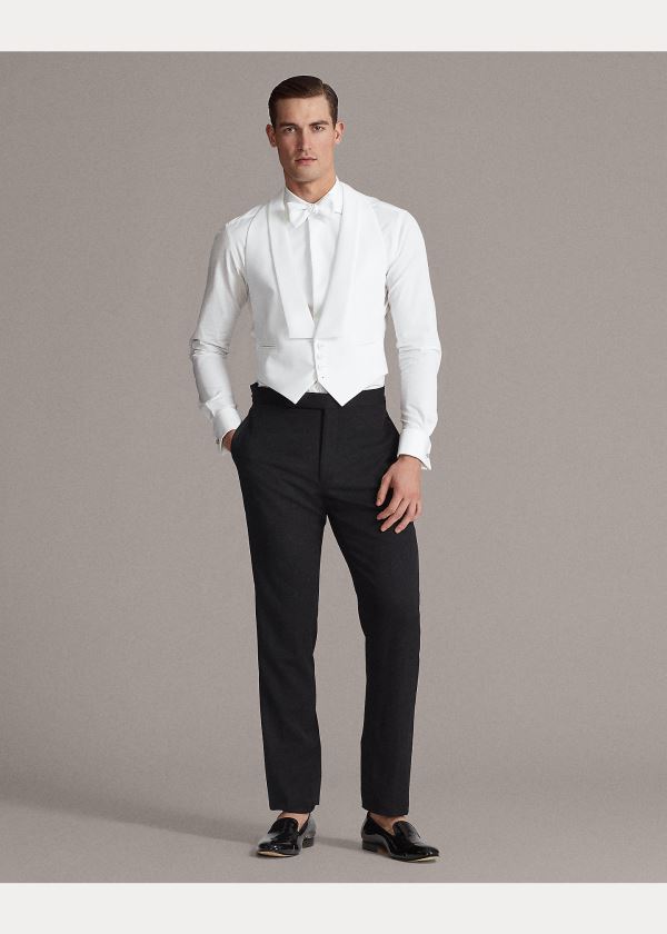 Ralph Lauren Bavlněné Piqué Vest Bílé | wkhPXtjT