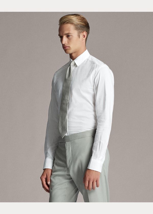 Ralph Lauren Bavlněné-Silk Shirt Oranžové Blankyt Světle Modré | d1uZHf7f