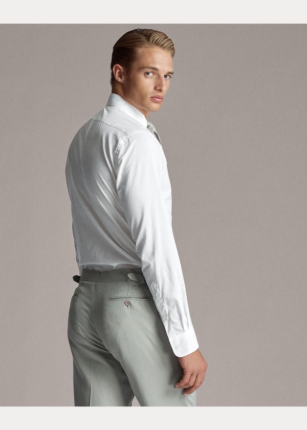 Ralph Lauren Bavlněné-Silk Shirt Oranžové Blankyt Světle Modré | d1uZHf7f