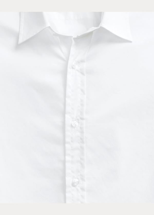 Ralph Lauren Bavlněné-Silk Shirt Oranžové Blankyt Světle Modré | d1uZHf7f