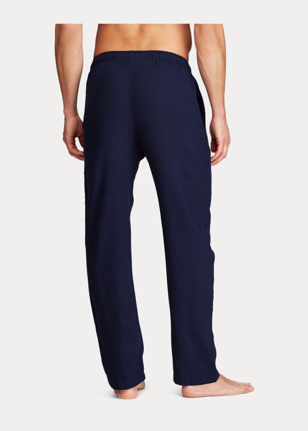 Ralph Lauren Bavlněné Sleep Pant Tmavě Blankyt Červené | YVRbvqyA