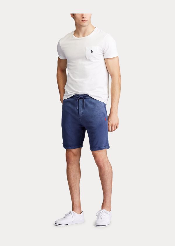 Ralph Lauren Bavlněné Spa Terry Krátké Tmavě Blankyt | Q3kWF5nh