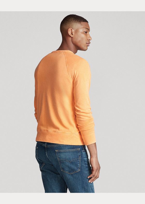 Ralph Lauren Bavlněné Spa Terry Sweatshirt Oranžové | lpKHEvAv