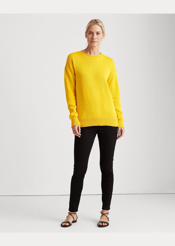 Ralph Lauren Bavlněné Svetrové Žluté | D7LhEZd7