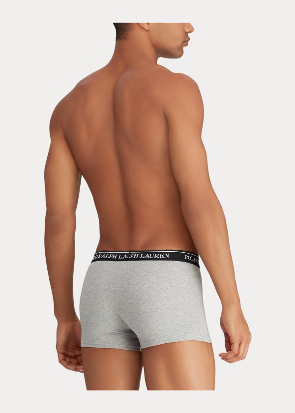 Ralph Lauren Bavlněné Trunk 3-Pack Černé Šedé | TtueeHlB