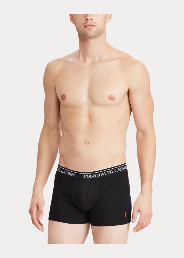 Ralph Lauren Bavlněné Trunk 3-Pack Černé | rzqUkw6B
