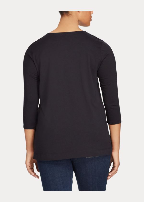Ralph Lauren Bavlněné Tunic Černé | aVDqeQWf