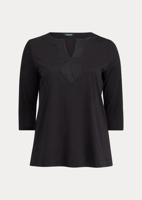 Ralph Lauren Bavlněné Tunic Černé | aVDqeQWf