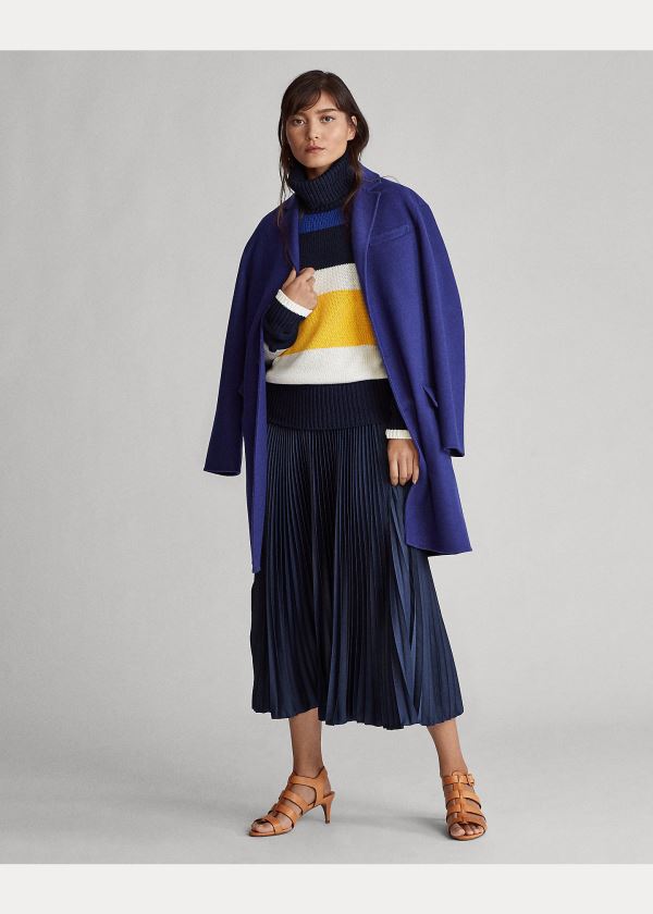 Ralph Lauren Bavlněné Turtleneck Svetrové Tmavě Blankyt Viacfarebný | mwE5A1ql