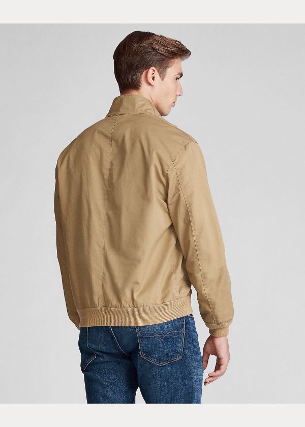 Ralph Lauren Bavlněné Twill Jacket Hnědé | ppldiP7u