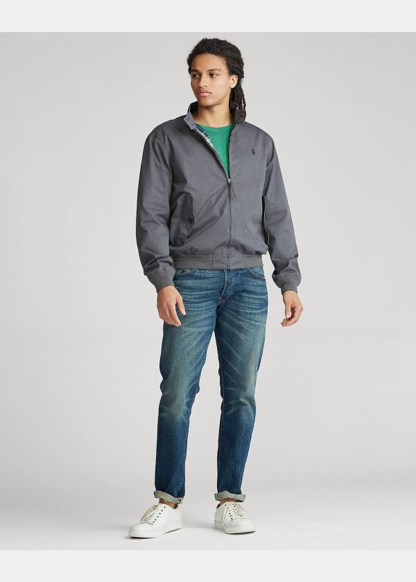 Ralph Lauren Bavlněné Twill Jacket Šedé | 58pq2Yso