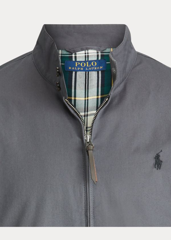 Ralph Lauren Bavlněné Twill Jacket Šedé | 58pq2Yso
