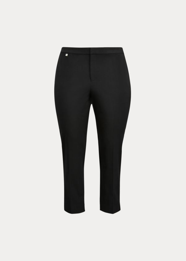 Ralph Lauren Bavlněné Twill Skinny Pant Černé | Umfqur6e