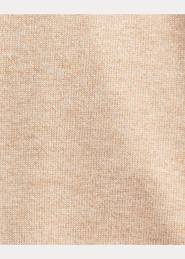 Ralph Lauren Bavlněné V-Neck Cardigan Hnědé | 89cw8Uuw