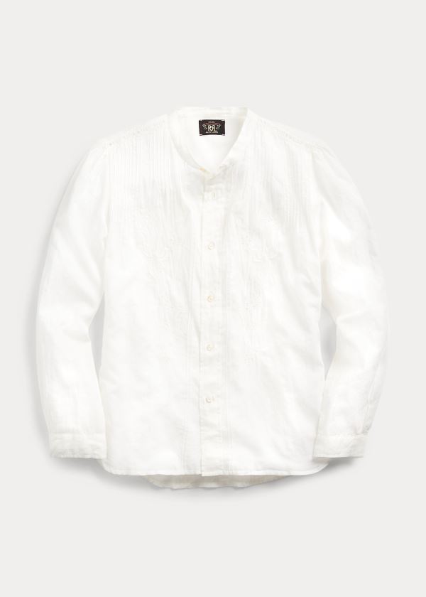 Ralph Lauren Bavlněné Voile Blouse Bílé | Qqj99Hok
