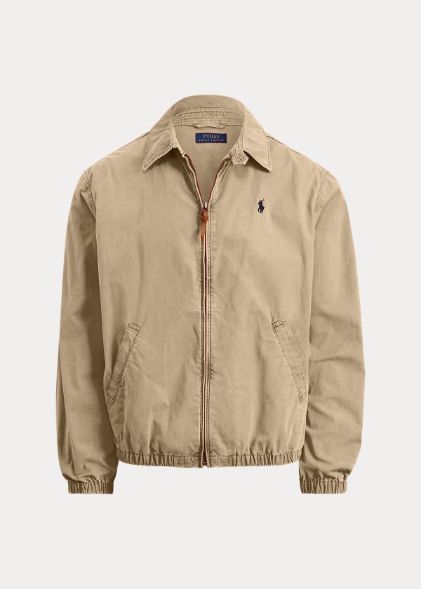 Ralph Lauren Bayport Bavlněné Jacket Hnědé | 0b1COQJV