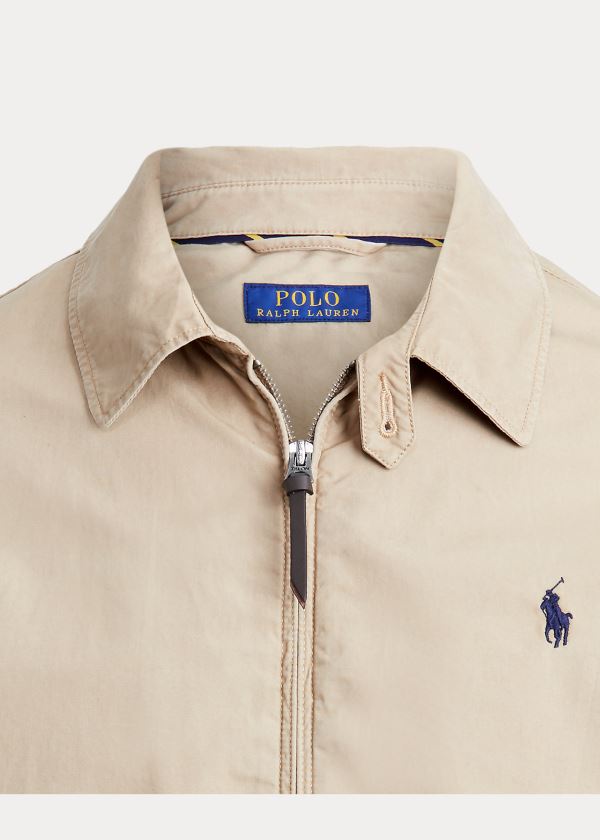 Ralph Lauren Bayport Bavlněné Jacket Hnědé | 0b1COQJV