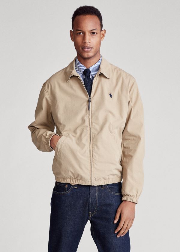 Ralph Lauren Bayport Bavlněné Jacket Hnědé | 0b1COQJV