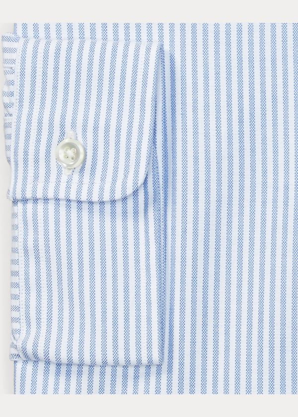 Ralph Lauren Bengal-Striped Oxford Blankyt Bílé | FNtMDMBJ