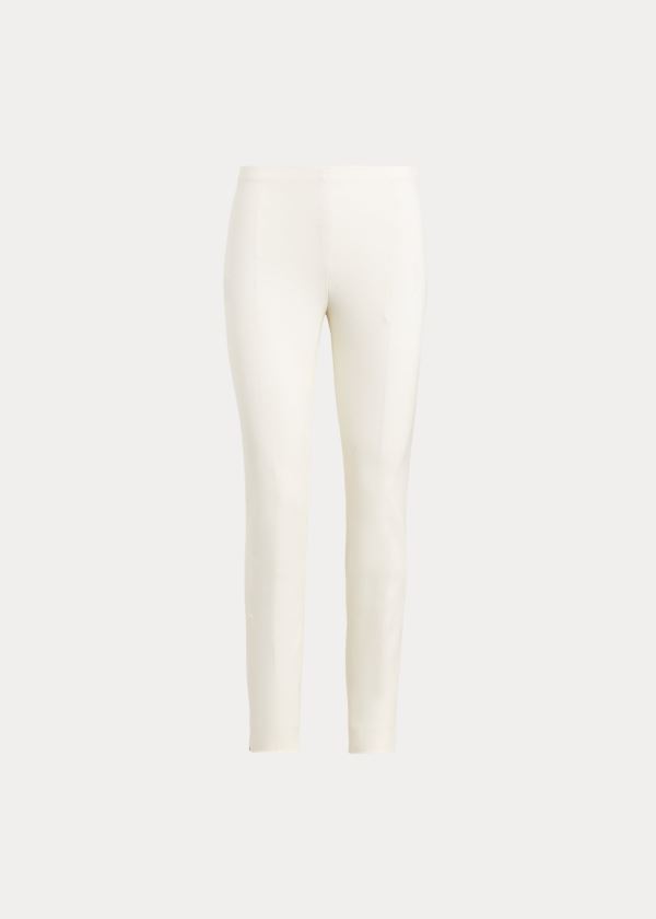Ralph Lauren Bi-Stretch Skinny Pant Bílé | 9k07T4bm