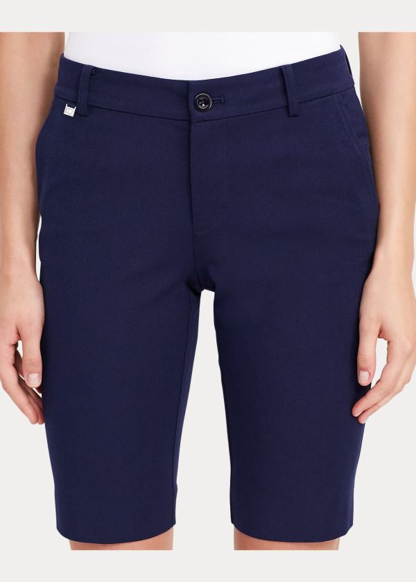 Ralph Lauren Bi-Stretch Twill Krátké Tmavě Blankyt | 2SpXLVPm