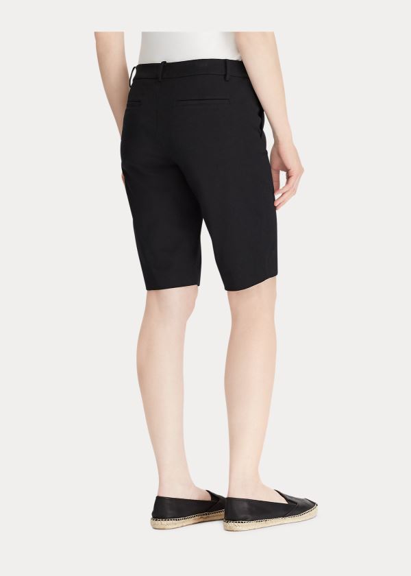 Ralph Lauren Bi-Stretch Twill Krátké Černé | 1Pbg0K1K