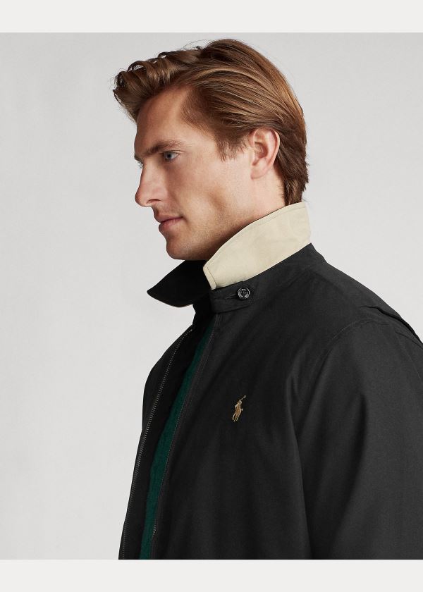 Ralph Lauren Bi-Swing Windbreaker Jacket Černé Hnědožlutý | yYmYLWi9
