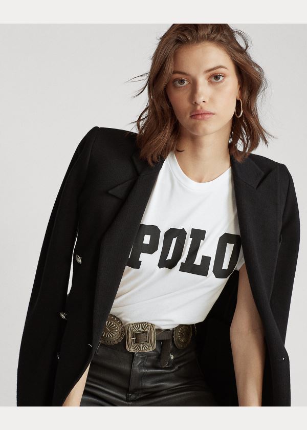 Ralph Lauren Big Fit Polo Bavlněné Tee Bílé | G57eZ0Ls