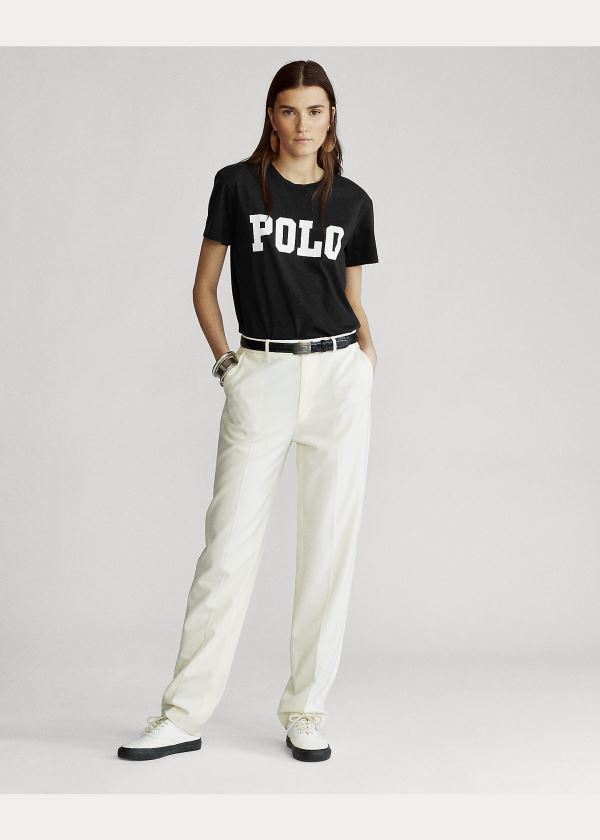 Ralph Lauren Big Fit Polo Bavlněné Tee Černé | 3ctiEXAU