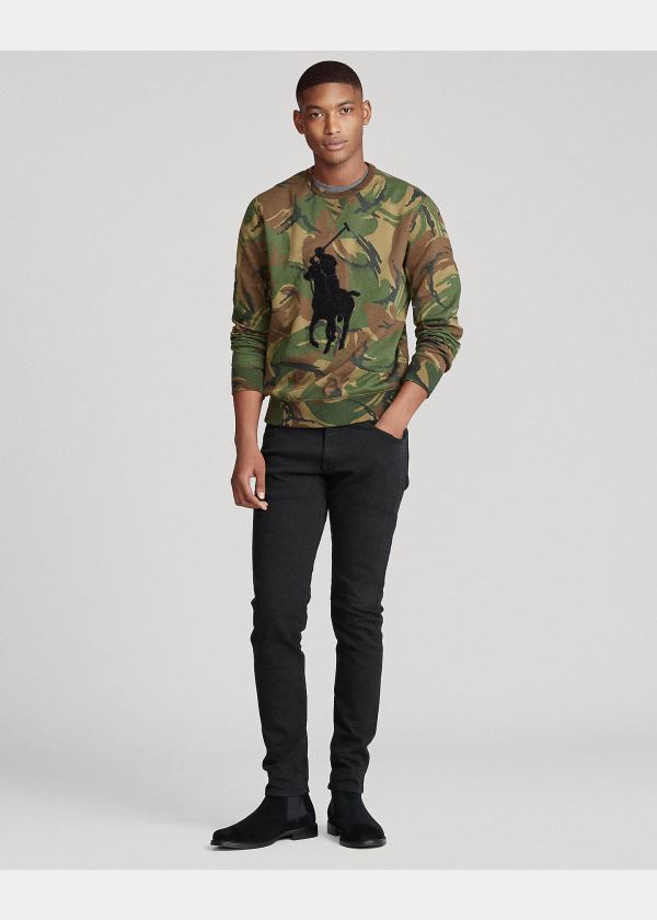 Ralph Lauren Big Pony Camo Sweatshirt Maskáčové | 59jXbPt4