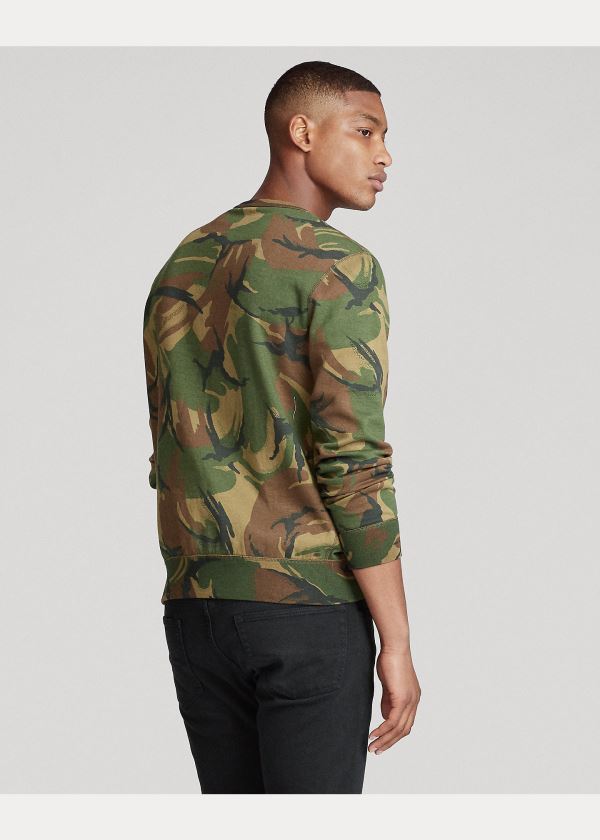 Ralph Lauren Big Pony Camo Sweatshirt Maskáčové | 59jXbPt4