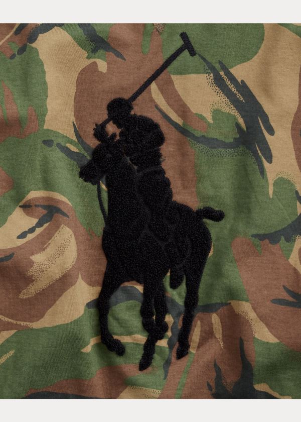 Ralph Lauren Big Pony Camo Sweatshirt Maskáčové | 59jXbPt4