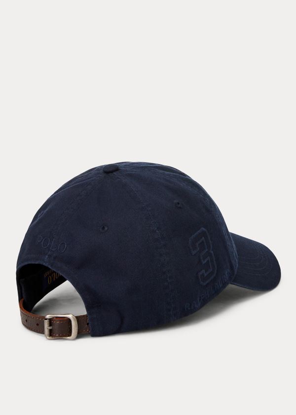 Ralph Lauren Big Pony Chino Cap Tmavě Blankyt | BkYEyq3h
