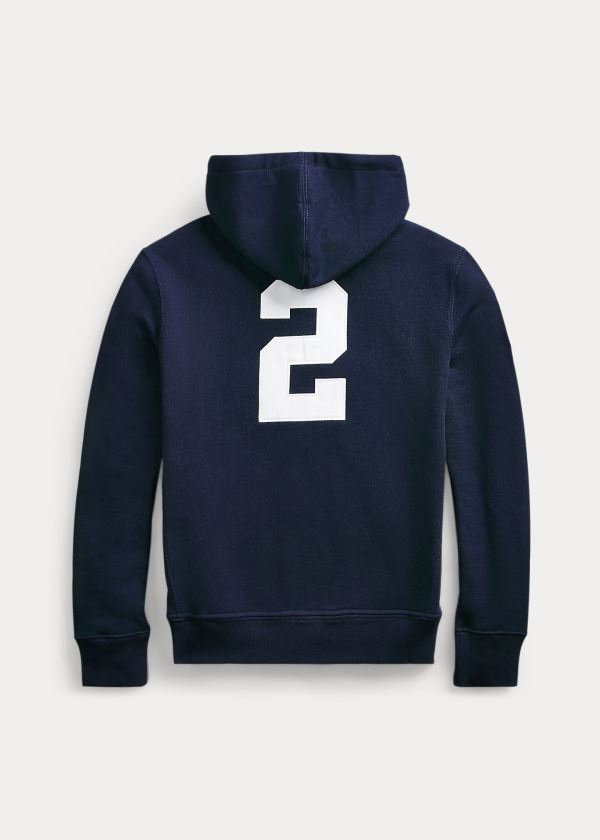 Ralph Lauren Big Pony Fleece Hoodie Tmavě Blankyt | ytQoOv7D