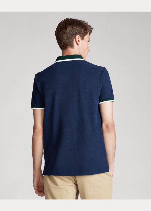 Ralph Lauren Big Pony Mesh Polo Shirt - All Fits Tmavě Blankyt | JAsJGiDv