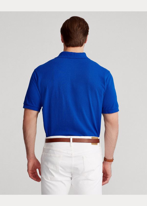 Ralph Lauren Big Pony Mesh Polo Shirt Blankyt Královská Modrá | 0Bae01Vc
