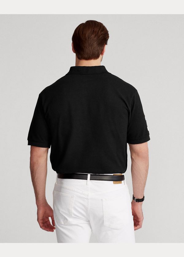 Ralph Lauren Big Pony Mesh Polo Shirt Černé | b12XxpGK