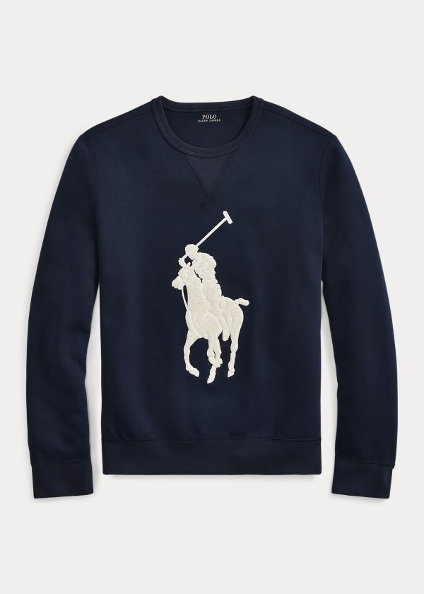 Ralph Lauren Big Pony Sweatshirt Tmavě Blankyt | DFHot7BZ