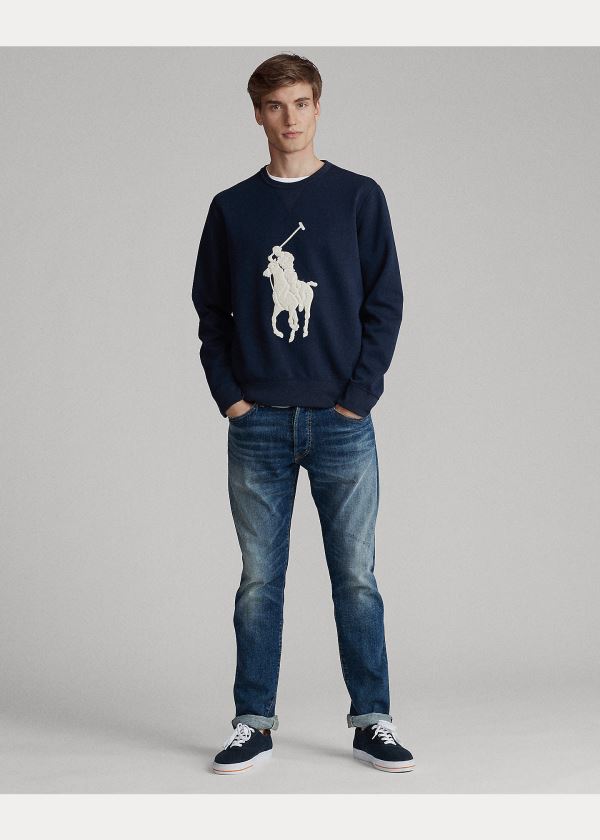 Ralph Lauren Big Pony Sweatshirt Tmavě Blankyt | DFHot7BZ