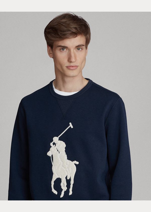 Ralph Lauren Big Pony Sweatshirt Tmavě Blankyt | DFHot7BZ