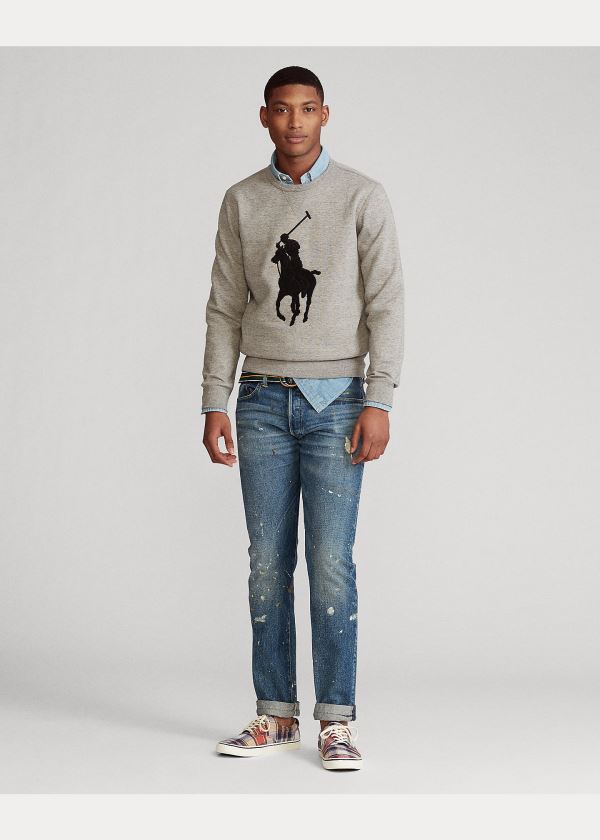Ralph Lauren Big Pony Sweatshirt Šedé | 8UOX0t2p