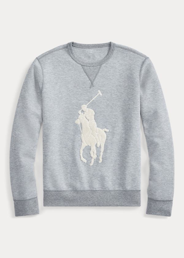 Ralph Lauren Big Pony Sweatshirt Šedé | wPJ0nUKt