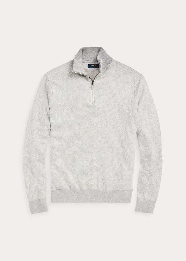 Ralph Lauren Birdseye Bavlněné-Blend Svetrové Šedé | iYoE22Zx