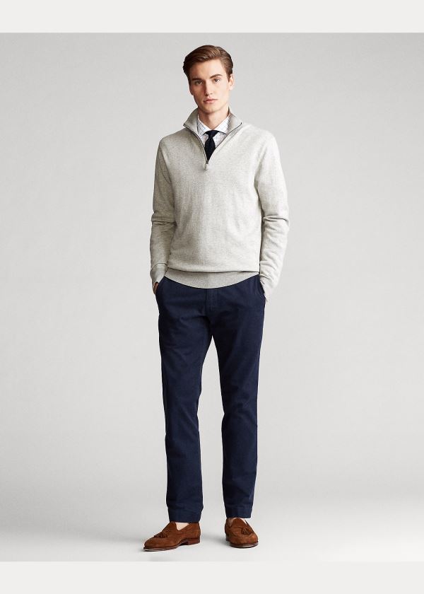 Ralph Lauren Birdseye Bavlněné-Blend Svetrové Šedé | iYoE22Zx
