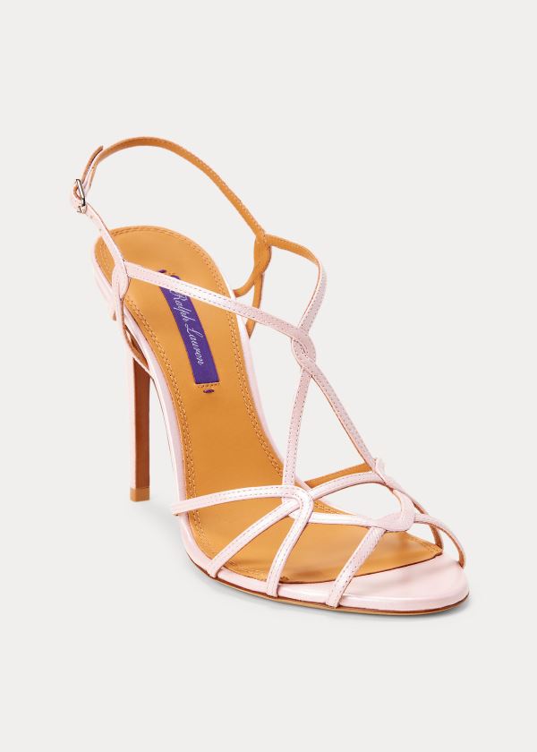 Ralph Lauren Bladine Lambskin Sandal Růžové | RszJdtHF