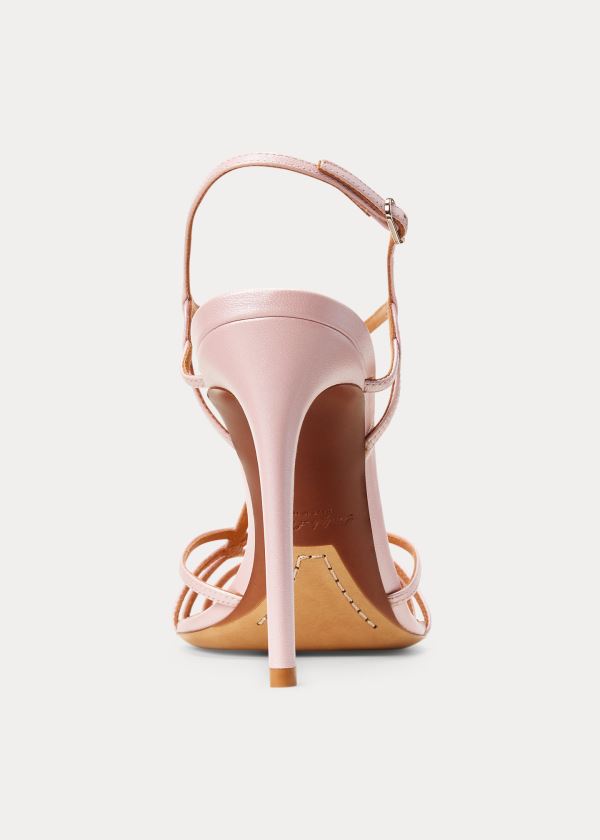 Ralph Lauren Bladine Lambskin Sandal Růžové | RszJdtHF