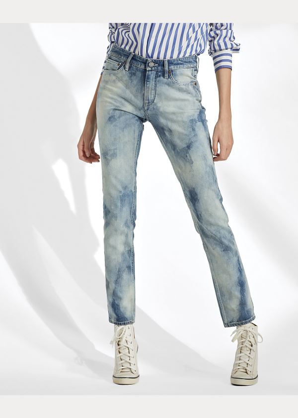 Ralph Lauren Bleached 160 Slim Jean Indigo | u392Llpf